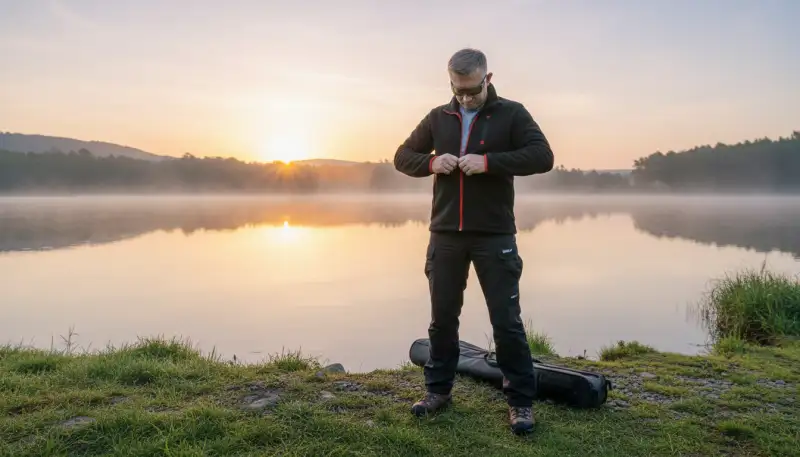 Angel Fleecejacke: Dein Wärmeschutz am Wasser