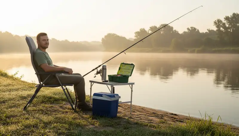 Der Campingstuhl klappbar: Flexibilität für Angler