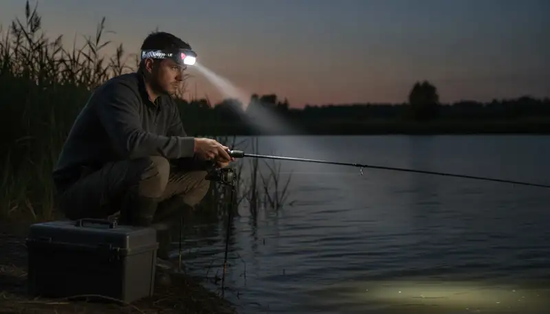 Die perfekte Kopflampe für Angler