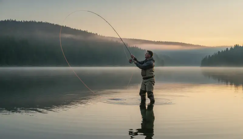 Fliegenfischen am See: Meistere die Stille