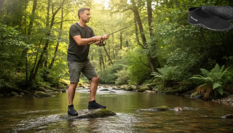 Optimaler Halt: Watschuhe für Angler